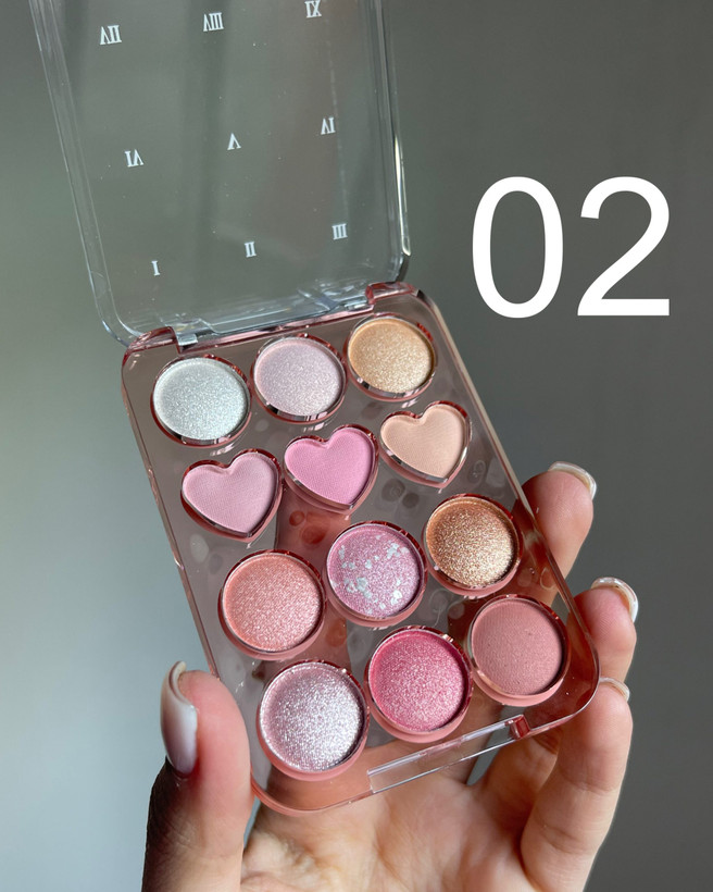 سایه ۱۲ رنگ شاین دار آنی لیدی